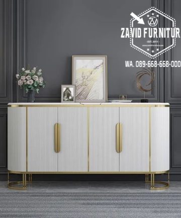 buffet minimalis terbaru desain putih 360x432 - Zavid Furniture